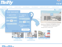 Tablet Screenshot of panamathrifty.com